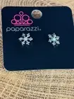 Paparazzi Christmas SNOWFLAKE ❄️ Iridescent #3 ❄️ Stud Post back Earrings