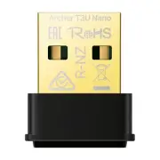 TP Link AC1300 Nano WiFi Adapter Dual Band USB for Windows and Mac 867Mbps