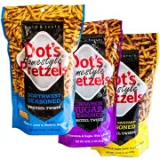 Dot's Cinnamon Sugar Pretzels - Variety Pack - Dot's Southwest Flavored Stick...
