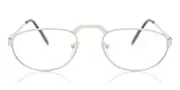Oval Full Rim Metal Men's Glasses Gold Size +1.00 - Lenses Included - Private Health Rebate - Blue Light Block Available - SmartBuy Readers