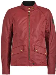 Belstaff Antrim Ladies Motorcycle Waxed Jacket, red, Size 40 for Women