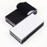 12 Sets 2×4inch of Hook and Loop Strips with Adhesive-Double-Sided Adhesive Tape
