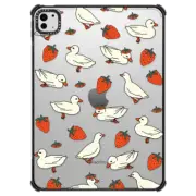 iPad Pro 11-inch (M4) iPad Impact Case ducks and strawberries
