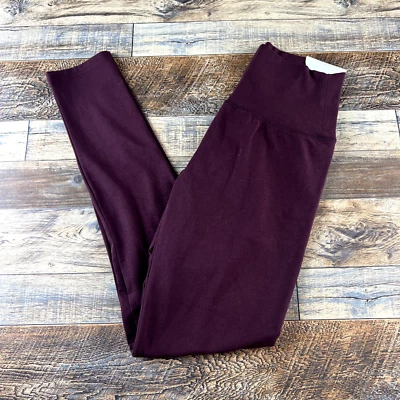 Offline By Aerie Womengs Leggigns High Rise OG Burgandy Maroon Size Small