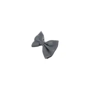 Mens Silver Disco Shine Checkered Patterned Bow Tie