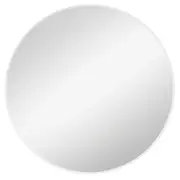 Reba Round Mirror 600mm White