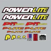 Powerlite - 1999 P19 Falcon Clear decal set - old school bmx