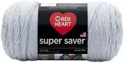 Red Heart Super Saver Yarn-Light Gray E300B-341