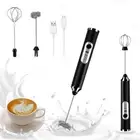 Milk Frother Handheld, Coffee Frother, Rechargeable,