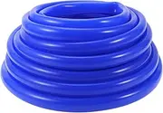 X AUTOHAUX Silicone Vacuum Tubing Hose Automotive Vacuum Line High Temperature 50Ft 11/16" 18mm ID 2.5mm Thickness 1 Pcs Blue 130PSI Max Pressure
