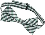 [LIFKOME] St. Patricks Green Bow Tie Kids Party Decorations Comfortable Polyester Clip-on Bow Ties for Toddlers