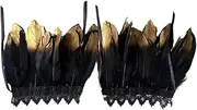 [Frediuo] 2 Pieces Feather Gloves DIY Adornment Cosplay Costume Accessories for Stage Show