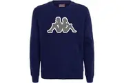 4 x Mens Kappa Tarvit Logo Sweatshirt 922 Jumper Pullover Blue/Grey