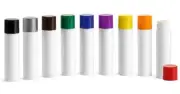 .15 OZ white CHAPSTICK LIP TUBES - w/ PINK caps - 500 QTY