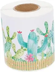 GANAZONO 1Roll Cactus Bulletin Border Sticker Self Adhesive Classroom Decoration for Bulletin Boards Chalkboards Whiteboards Easy to Trim for Spring Themed Decor