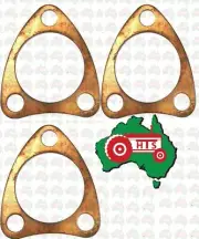 3x Combustion Chamber Cap Gasket Fits Massey Ferguson 35 35X with Perkins Engine