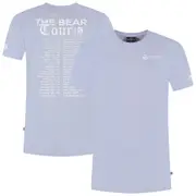 Haas F1 Moneygram Ollie Bearman The Bear Tour Back Print T-Shirt - Lilac
