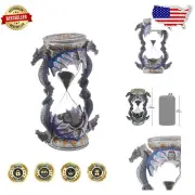 6 Inch Gothic Dragon Sand Timer - Decorative Hourglass with Quality Resin Design