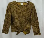 Girl's J Crew Crew Cuts Tie Front T Shirt 4 - 5 NWT