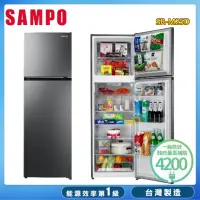 在飛比找momo購物網優惠-【SAMPO 聲寶】250公升一級能效變頻雙門冰箱SR-M2