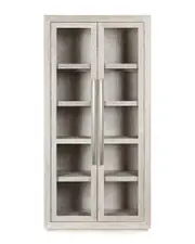 Classic Home Bradley 91in Tall Solid Oak Wood Cabinet