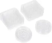 PLAFOPE 40pcs Eyelash Glue Holder for Grafting Lash Pads Quick Separation Eyelash Extension Tray Professional Home Use Easy to