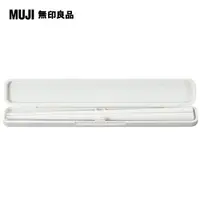 在飛比找PChome24h購物優惠-【MUJI 無印良品】餐具組/筷子/白色