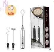 Milk Coffee Frother Beater Wireless Handheld Blender Mixer Foam Maker USB Charge