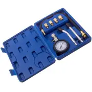 0-300 PSI Engine Cylinder Compression Pressure Tester Gauge Adaptor Tool Kit