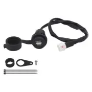 Dual USB Charger Plug Socket Adapter For YAMAHA MT09 SP XSR900 MT07 XSR700 ...