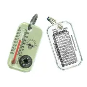 Sun Company LumaGage - Zipper Pull Compass & Thermometer | Easy-to-Read Outdo...