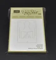 Brand New Rare Stampin' Up Sizzix Big Shot Dress Form Pop n Cuts Die