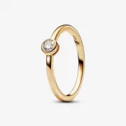 *BRAND NEW* Pandora Era Bezel 14k Yellow Gold Lab-Grown Diamond Ring 152894C01