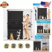 Versatile 72 Inch Retractable Safety Gate for Pets and Children - 55 Inch Wide