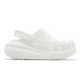 Crocs 超厚底洞洞鞋 Classic Crush Clog 白 男女鞋 經典泡芙 卡駱馳 207521100