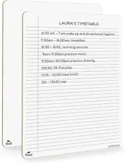 Dry Erase Notebook College Ruled Lined Board 9"X12" Reusable Lined Erasable Rule