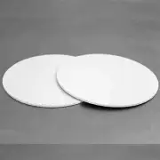 16in Round Masonite Cake Board - White