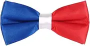[cravateSlim] French Flag Bow Tie, Blue, White, Red, Einheitsgröße
