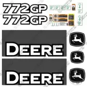 Fits John Deere 772G Decal Kit Motor Grader (2009-2010) - 7 YEAR 3M VINYL!