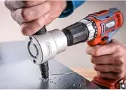 360° DOUBLE-HEADED DRILL BIT SHEET METAL NIBBLER CUTTER TOOL KIT