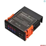 數字溫度控制器 SHT2000 智能溫度調節器 AC 110~220V 冰箱溫控器支持加熱/冷卻/加濕/除濕/溫度 CO