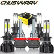 H7 H7 H11 6X 6000K LED Headlight Fog Light Bulbs For Smart Fortwo 2008-2015 (for: Smart)