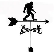 Wind vanes, Outdoor Garden Metal Cyclist Fence Horse Weather Vane, Weather Vane Hollow Wind Direction Indicator, Used for Roof Paddock Decoration Weather Vane Ornament