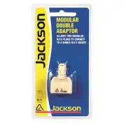 Jackson MODULAR DOUBLE ADAPTOR Telephone Connector, RJ12 or RJ45 *Aust Brand