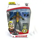 WWE Mattel Elite REY MYSTERIO TOP PICKS 2022 Royal Rumble Yellow Black Figure