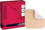 MEDSTOCK Foam Non-Adhesive Dressing, 10CM X 10CM, 10 Count, Wound Care, Odour Control Foam Dressing for Wounds, Non-adhesive, High Absorption, Hypoallergenic, CMC Granules, Optimal for Wound Healing