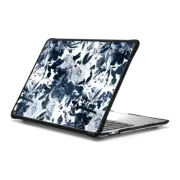 MacBook Pro 13-inch (M1 / M2 / Intel) Impact Case Vintage boho watercolor navy blue white floral pattern