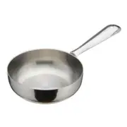 WINCO DCWC-101S Mini Fry Pan, Silver, 4"Dia x 1-1/8"H