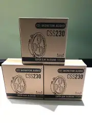 Brand New Monitor CSS230 in-ceiling X 3 speakers for sale