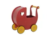 MOOVER DOLL'S PRAM in RED